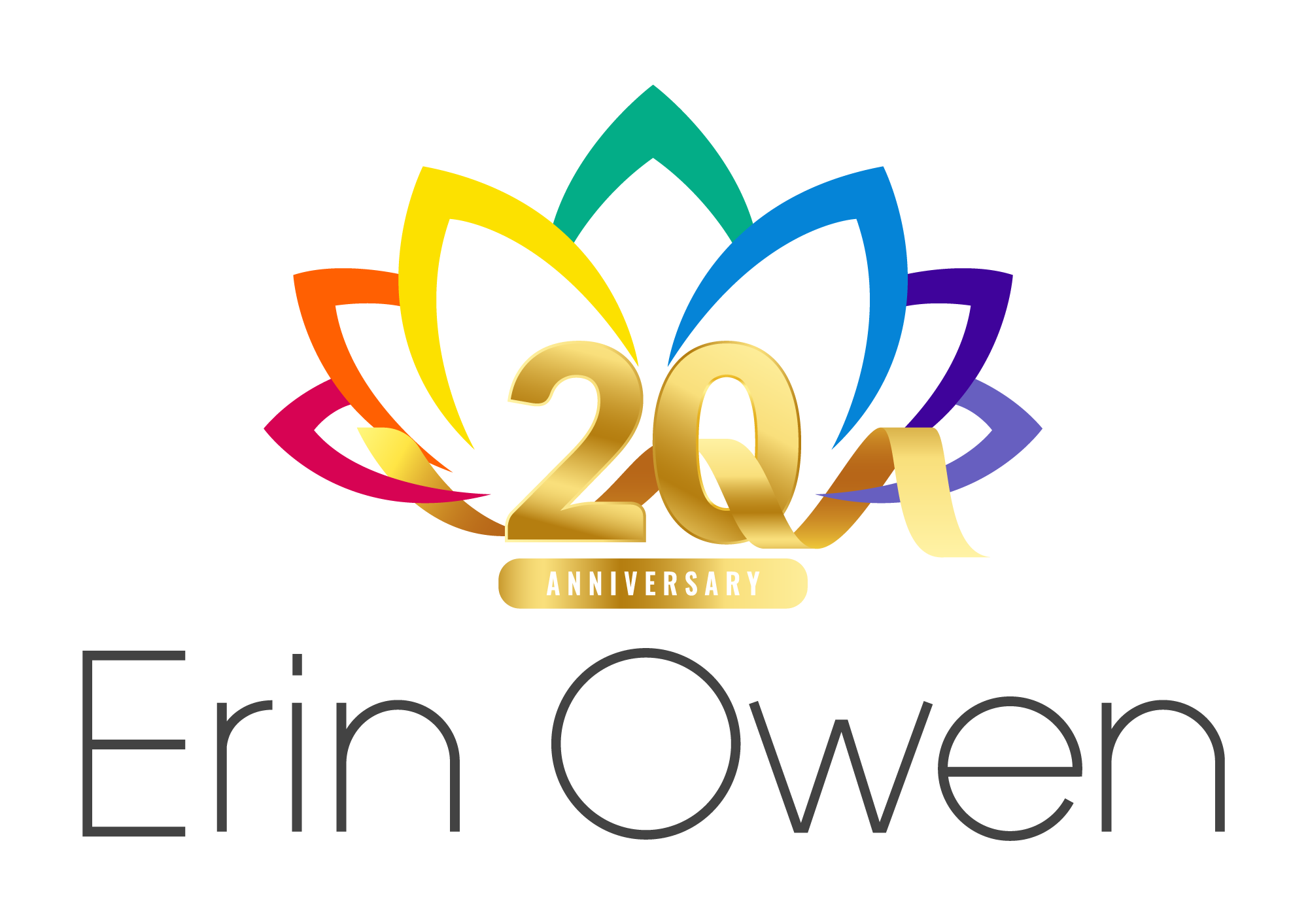 Erin Owen 20th Anniversary Logo